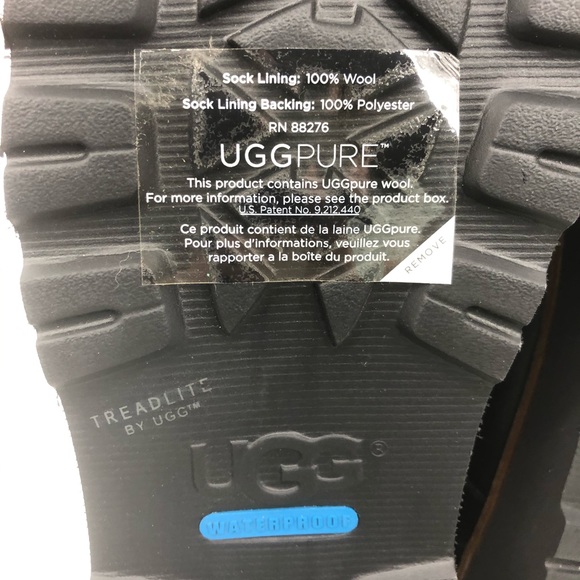 UGG Black Boots with Blue Laces main image 7